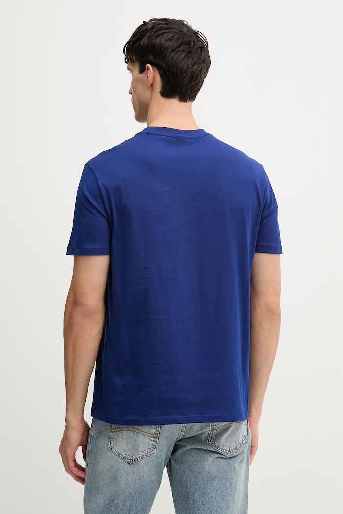 Îmbrăcăminte Armani Exchange tricou bărbătesc din bumbac XM002782.AF10356 bleumarin