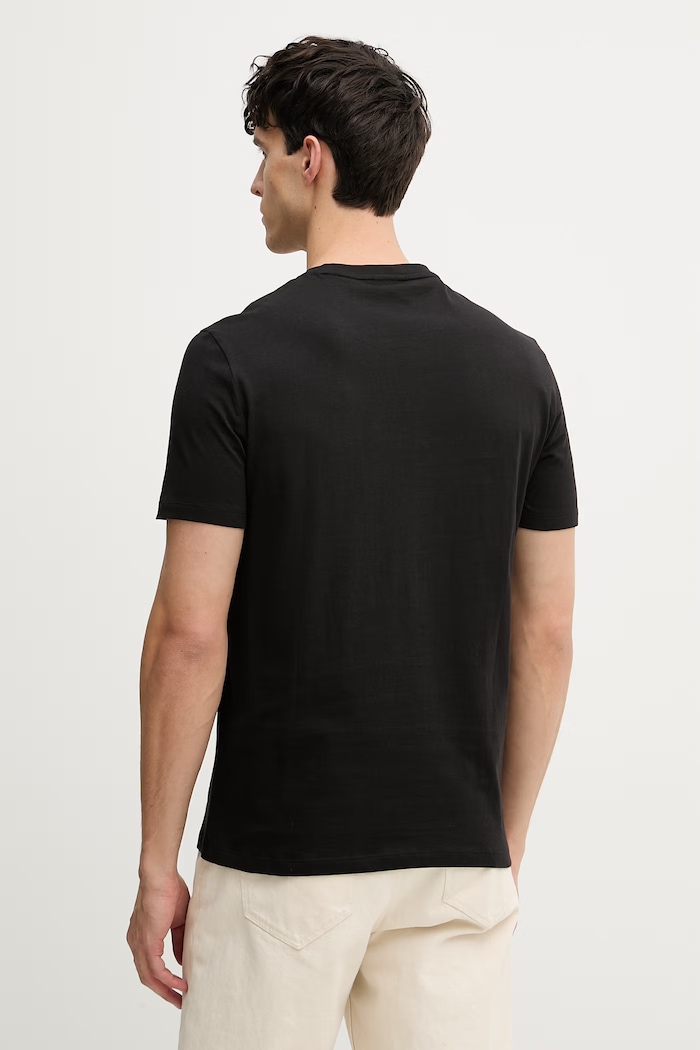 Oblečenie Pánske bavlnené tričko Armani Exchange XM002784.AF10356 čierna