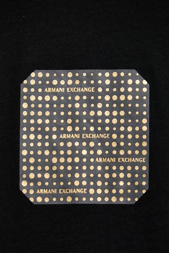 Armani Exchange tričko pánske bavlnené XM002230.AF12308 čierna