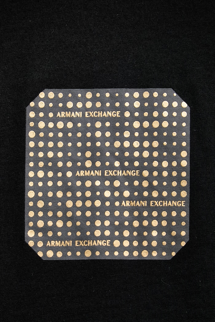 Armani Exchange tričko pánske bavlnené XM002230.AF12308 čierna