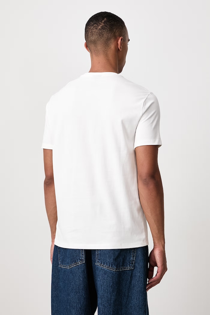 Odzież Armani Exchange T-shirt męski bawełniany XM002413.AF10361 beżowy
