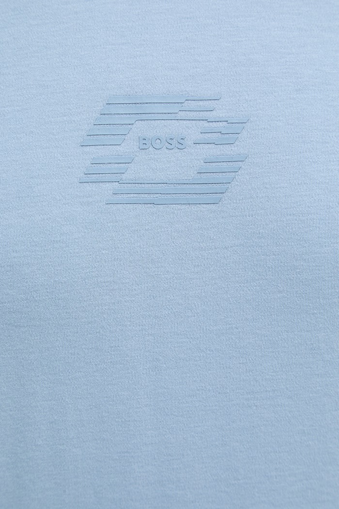 BOSS Orange tricou masculin din bumbac 50559161 albastru
