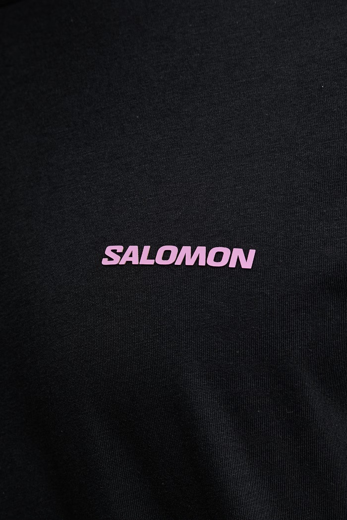 Salomon tricou din bumbac LC2832700 negru