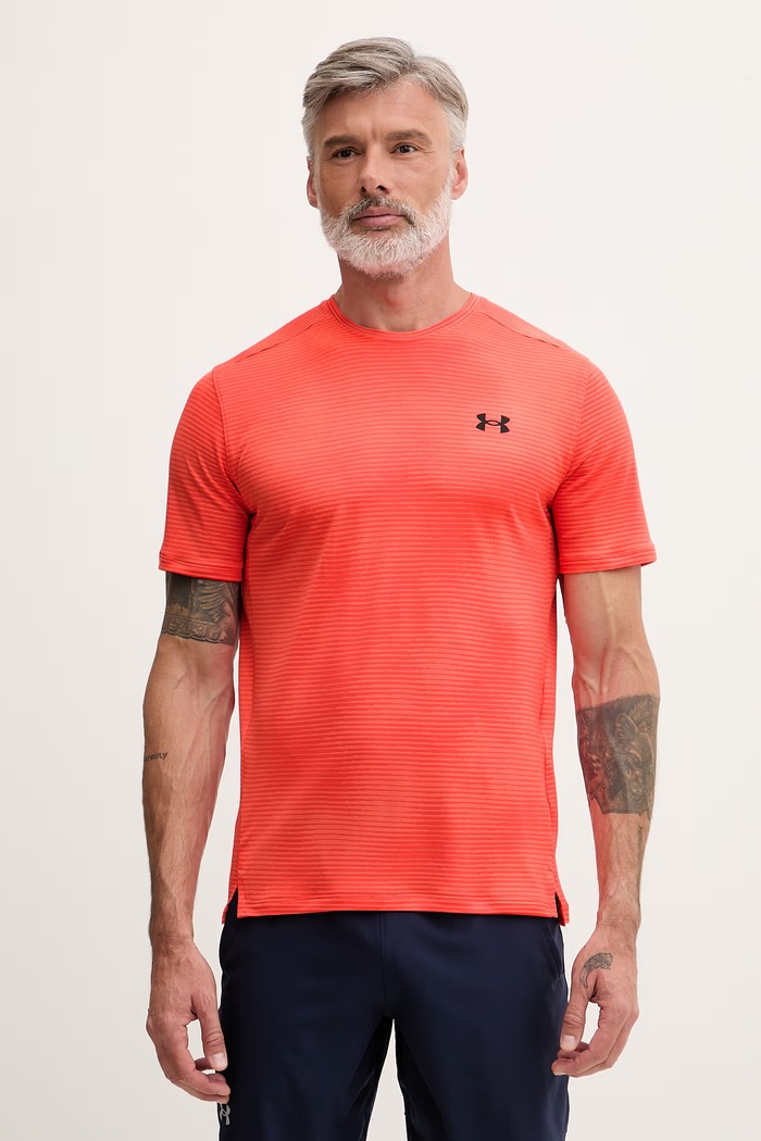 Under Armour tréningové tričko pánske Tech Vent oranžová 6009732