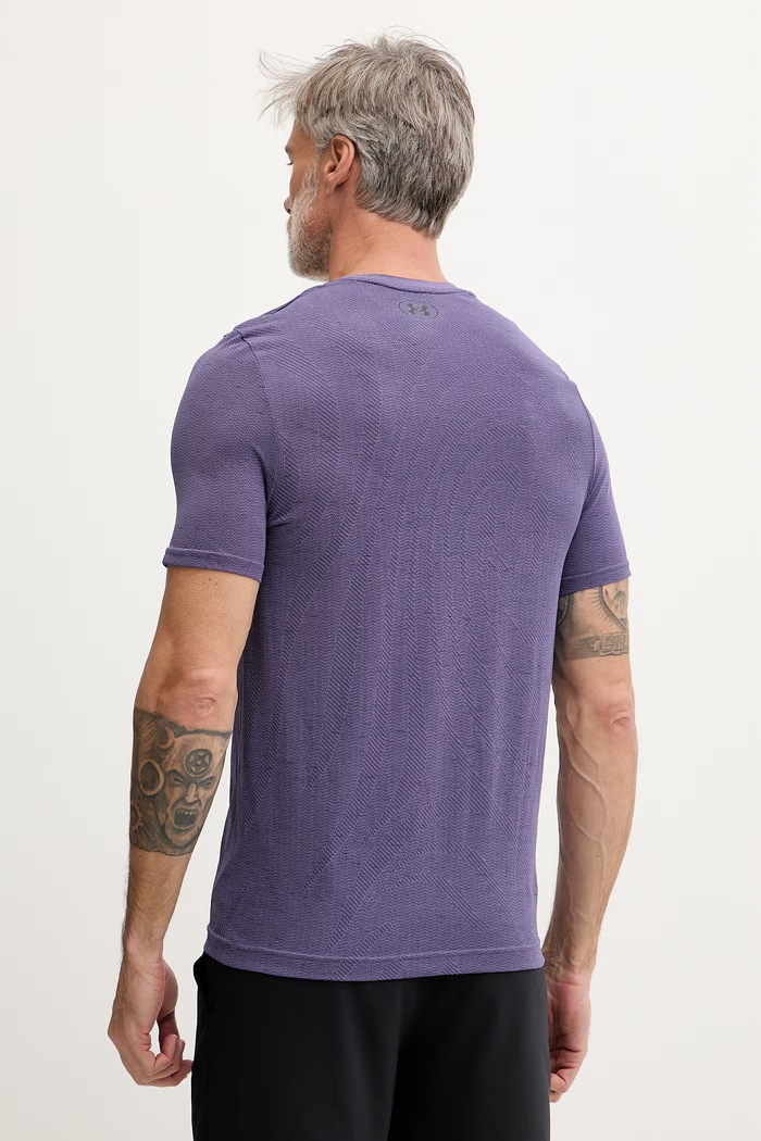 Дрехи Under Armour тениска за трениране мъжка Vanish 6010603 виолетов