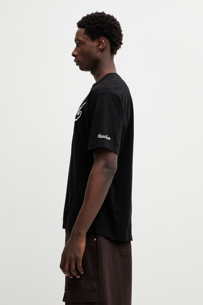 Βαμβακερό μπλουζάκι NEIGHBORHOOD TEE SS.2 252PCNH.ST02 μαύρο SS26