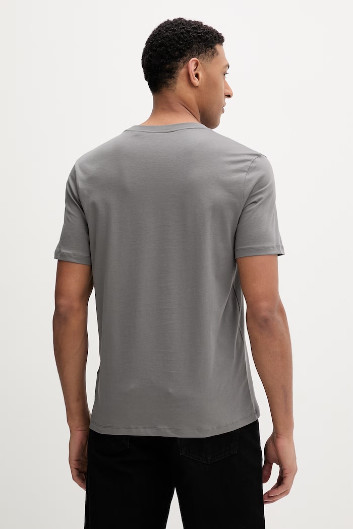 Îmbrăcăminte HUGO tricou din bumbac Discorb 50557672 gri