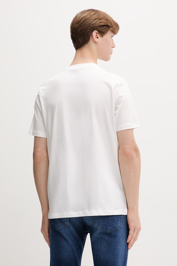 Îmbrăcăminte HUGO tricou pentru bărbați, din bumbac Duhorse 50557684 alb