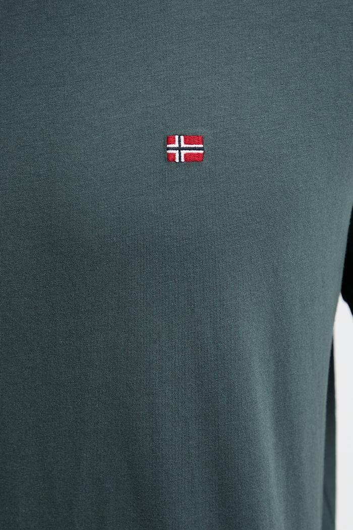 Napapijri tricou din bumbac Salis NP0A4H8DG1S1 verde