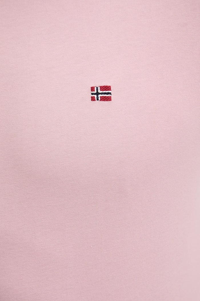 Napapijri tricou din bumbac SALIS NP0A4H8DP1T1 roz