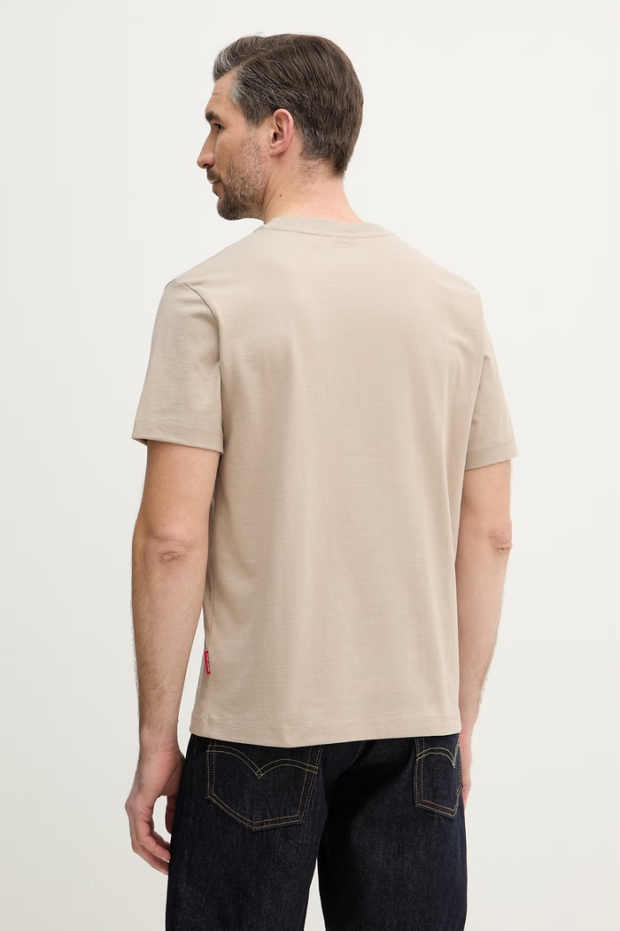 Îmbrăcăminte Joop! tricou din bumbac 30101979 maro