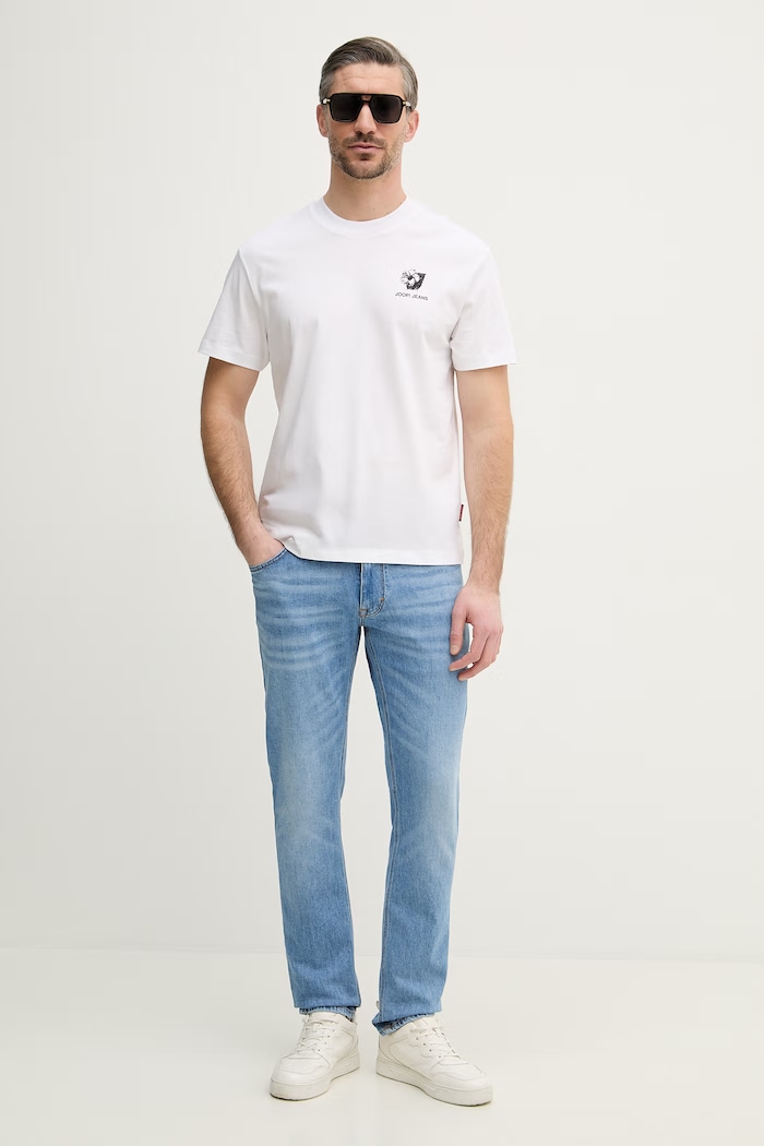Joop! tricou din bumbac 30101987 alb SS26