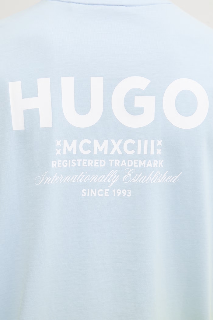 HUGO Blue tričko pánske bavlnené Nalono_F 50560732
