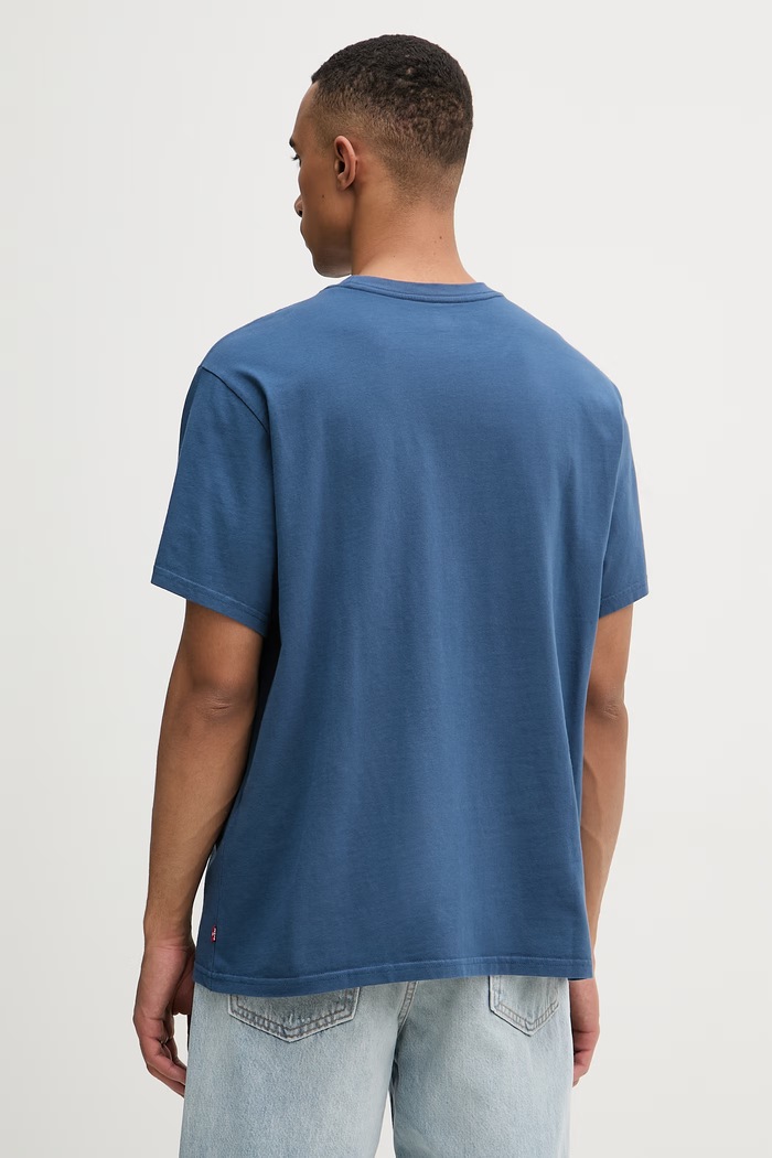 Îmbrăcăminte Levi's tricou pentru bărbați, din bumbac RELAXED FIT TEE 16143.2379 albastru