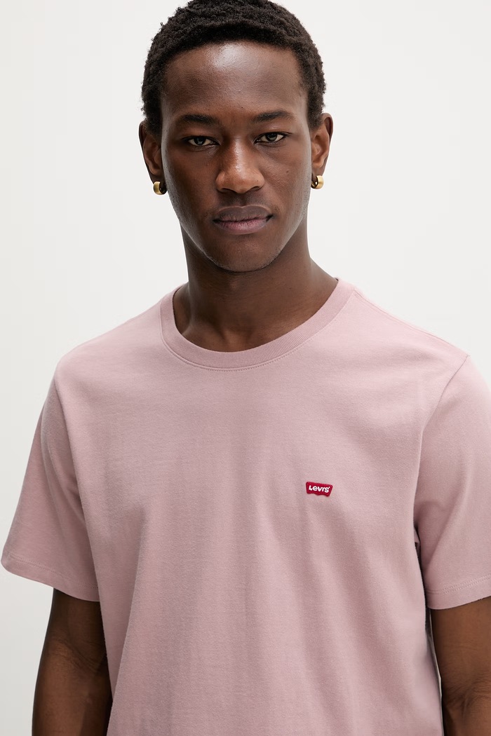 Levi's pánske bavlnené tričko SS ORIGINAL HM ružová 56605.0307
