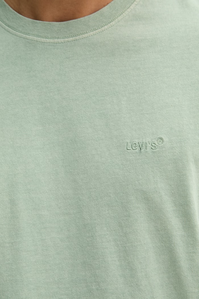 Levi's kratka majica moška bombažna RED TAB VINTAGE A0637.0187 zelena