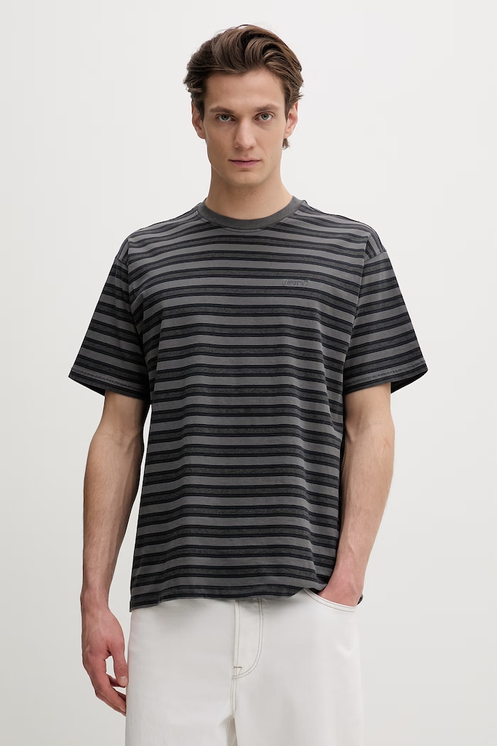 Levi's tricou pentru bărbați, din bumbac RED TAB VINTAGE gri A0637.0191
