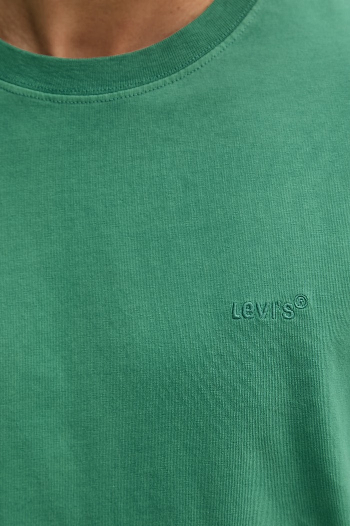 Levi's kratka majica moška bombažna RED TAB VINTAGE A0637.0194 zelena