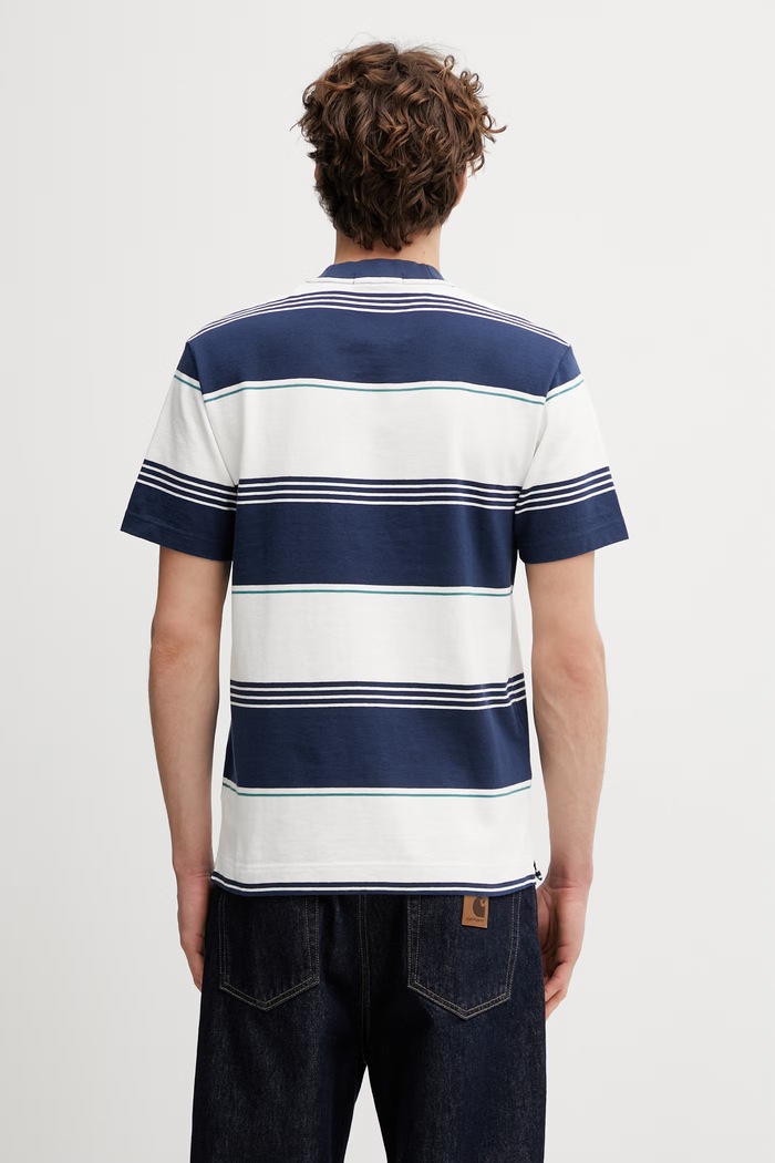 Oblačila Bombažna kratka majica Fred Perry M2410 mornarsko modra