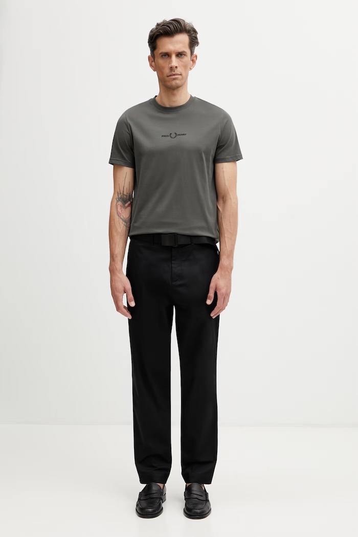 Fred Perry t-shirt in cotone da uomo M4580.148 verde