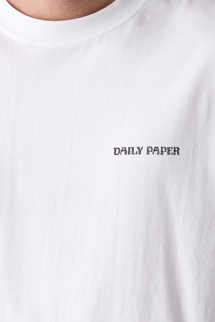 Daily Paper snake shield majica od pamuka za muškarce 2610008 bijela