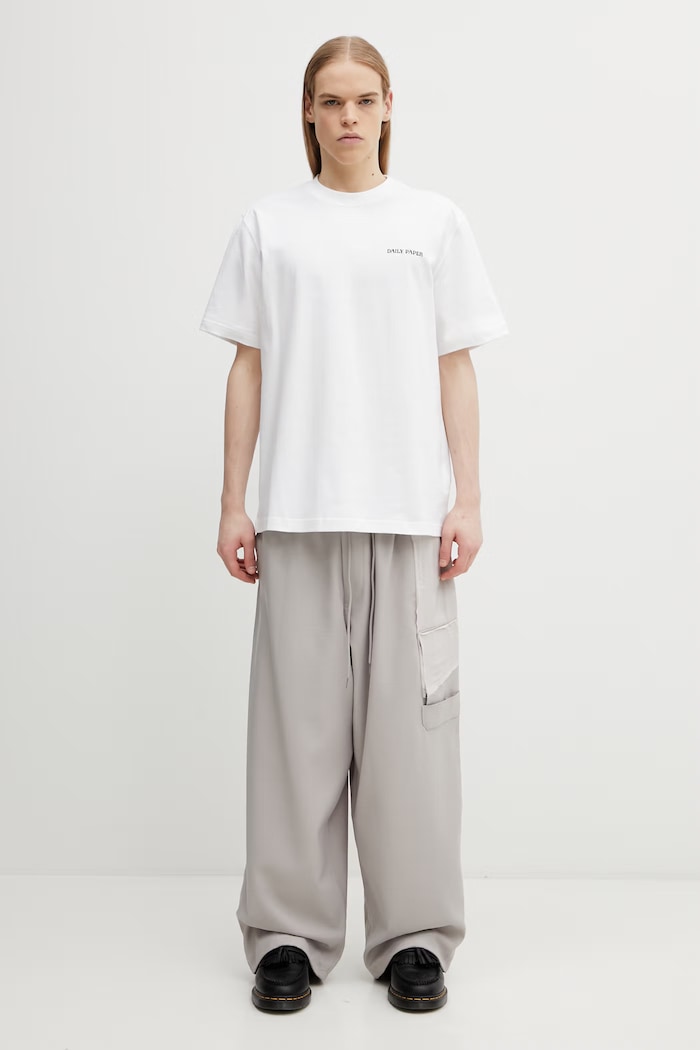 Daily Paper cotton t-shirt chain shield 2610068 white