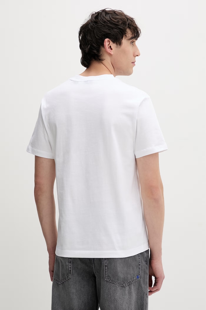 Oblečenie Karl Lagerfeld Jeans pánske bavlnené tričko B2M17047 biela