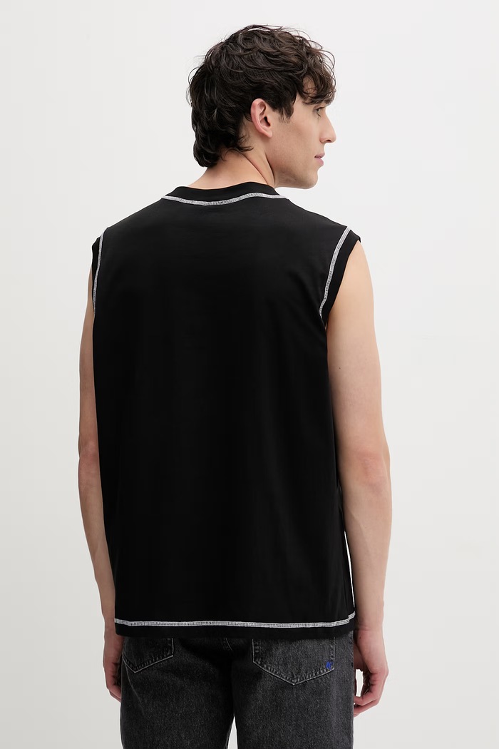 Oblečenie Karl Lagerfeld Jeans top pánsky bavlnený B2M17050 čierna