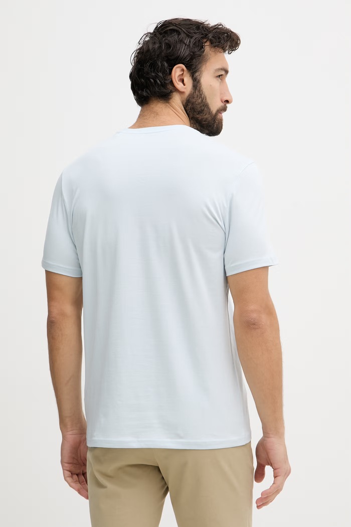 Ρούχα Guess Τοπ t-shirt Ανδρικό M6GI11.K2992 μπλε