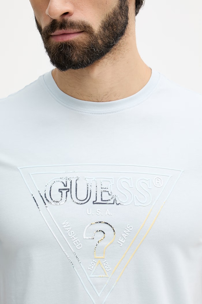 Guess Τοπ t-shirt Ανδρικό M6GI11.K2992 μπλε