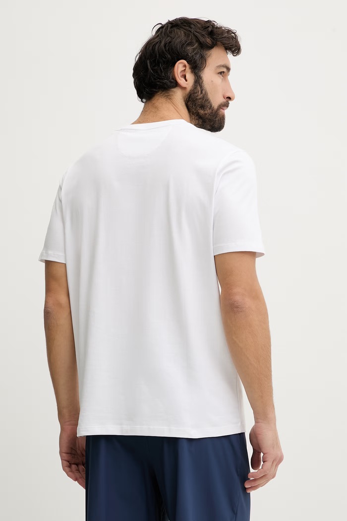 Oblačila Guess moška kratka majica iz bombaža z elastanom x North Sails M6GI40.K3322 bela