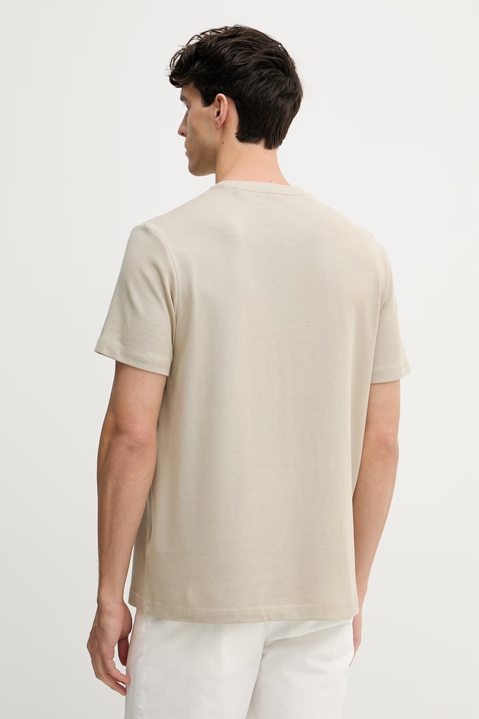 Ρούχα Guess T-shirt ανδρικό M6GI14.K2996 μπεζ