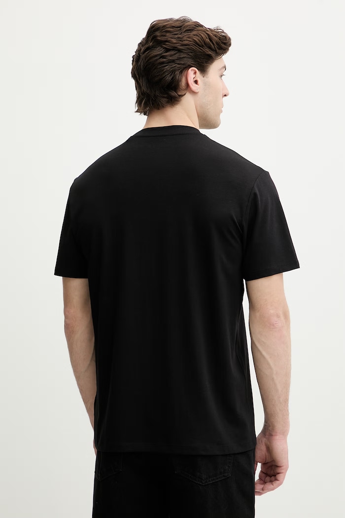 Îmbrăcăminte Guess tricou pentru bărbați, cu bumbac M6GI21.K3053 negru