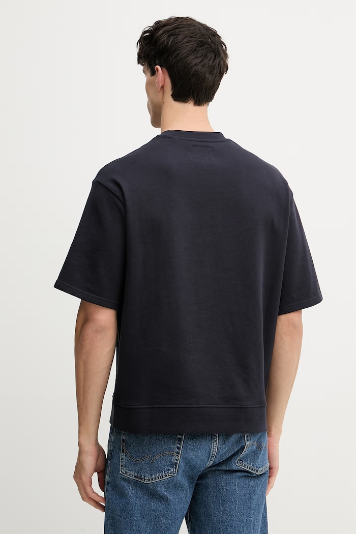 Oblečenie Guess tričko pánske s bavlnou M6GQ25.K3487 tmavomodrá