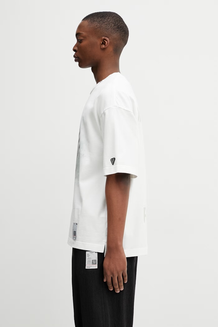 Maison MIHARA YASUHIRO tričko bavlněné pánské J16TS851 bílá SS26