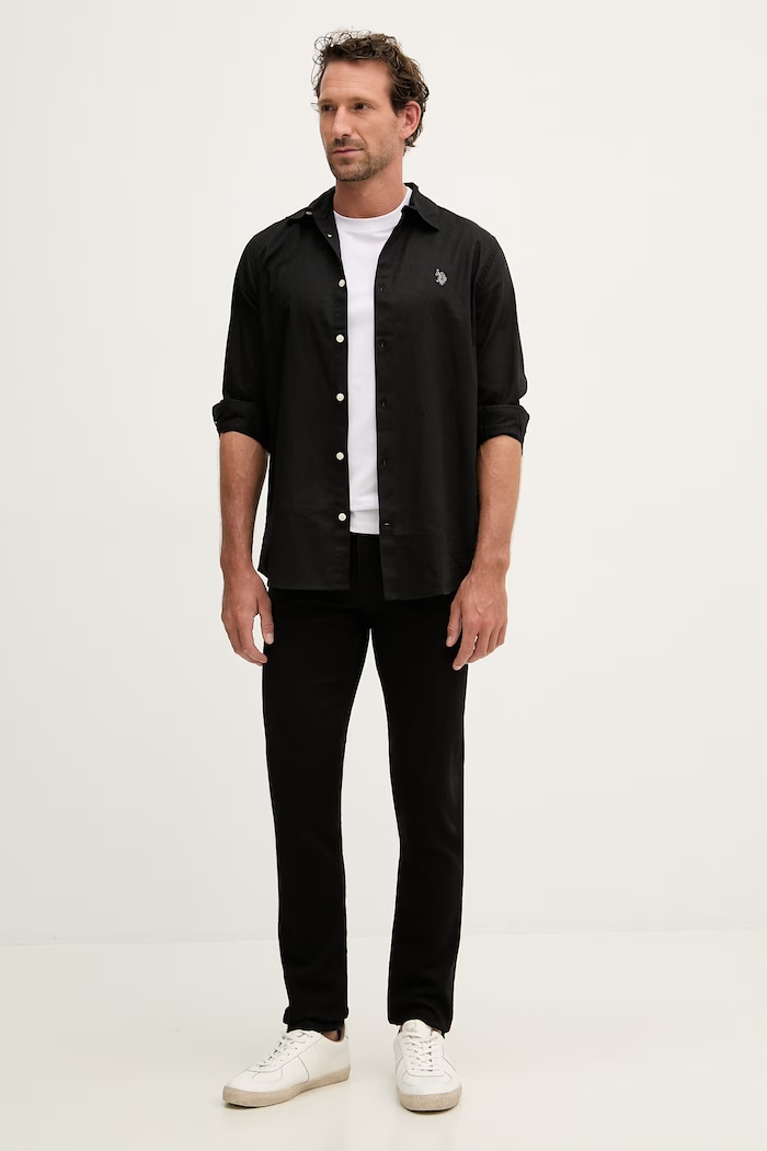 Blauer тениска basic мъжка от памук JAN BLUH02065 бял SS26