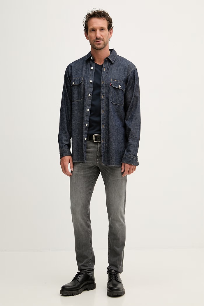 Blauer tričko pánske bavlnené HANSON BLUH02068 tmavomodrá SS26