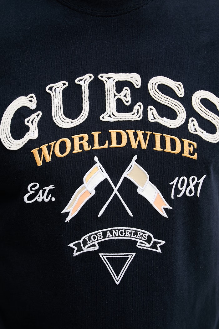 Guess tričko pánske bavlnené M6GI06.K2917 tmavomodrá