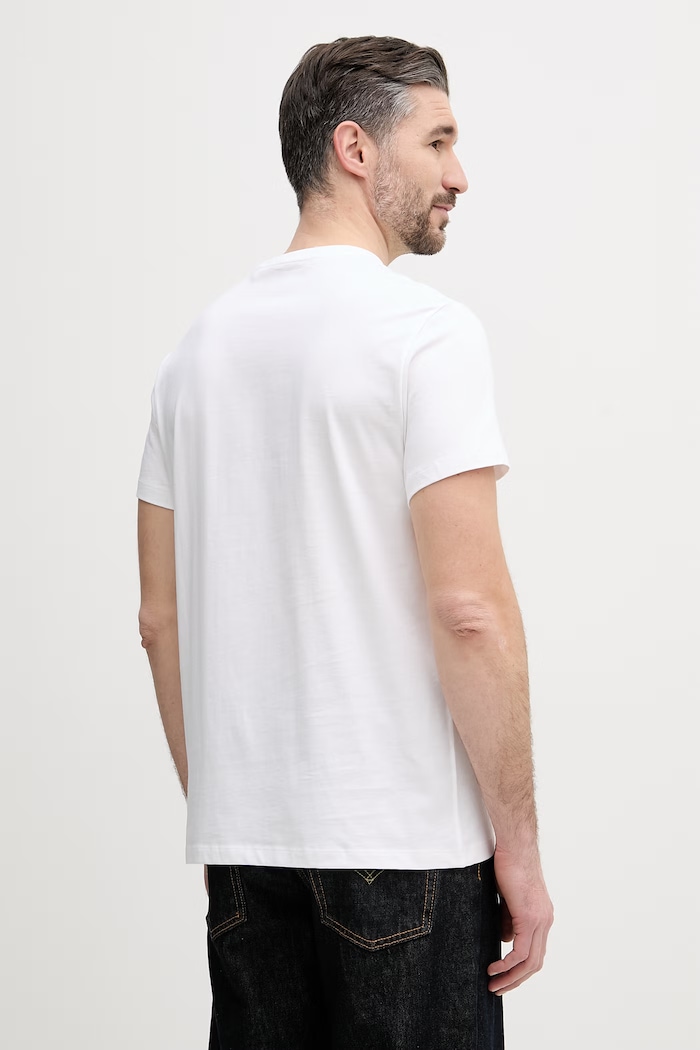 Oblečenie Guess tričko pánske bavlnené M6GI09.K2989 biela