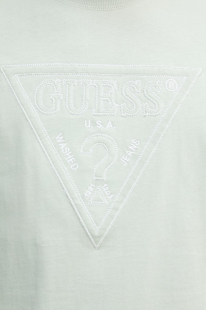 Guess kratka majica moška bombažna M6GI15.K3008 zelena