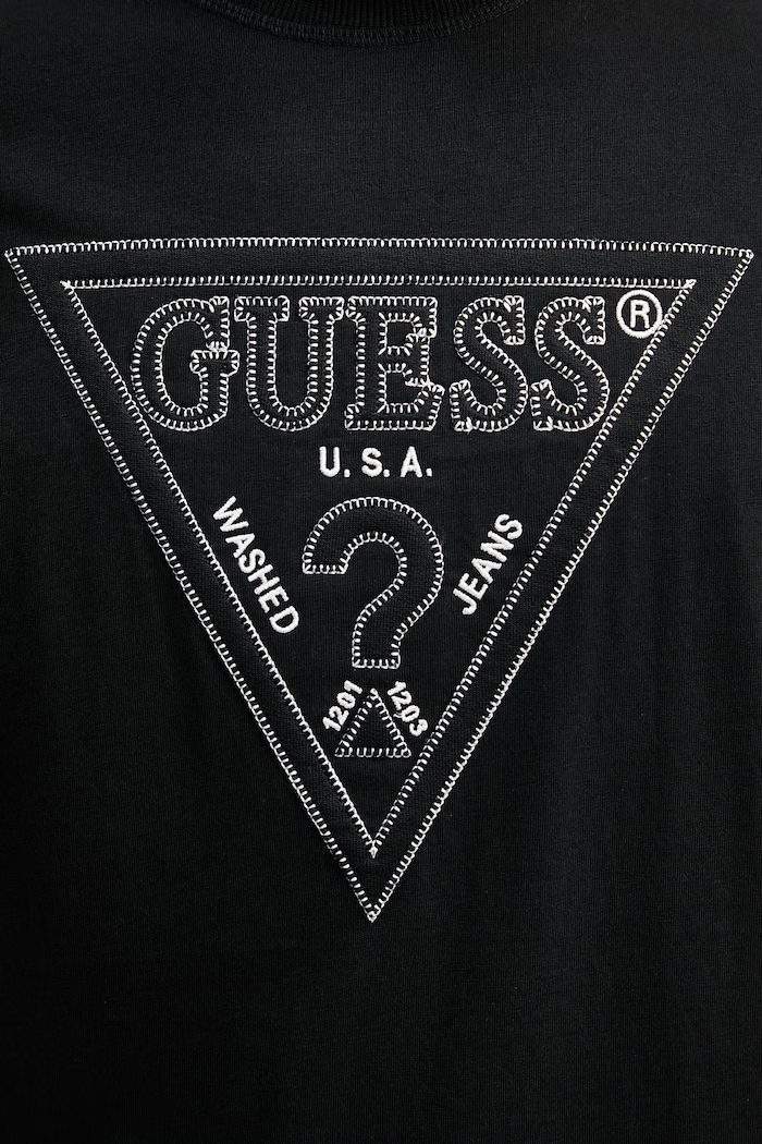 Guess tričko pánske bavlnené M6GI15.K3008 čierna