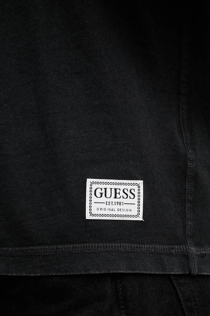 Guess kratka majica moška bombažna M6GI18.K3050 črna