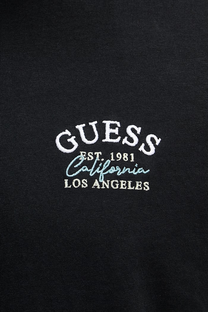 Guess tričko pánske bavlnené M6GI19.K3051 čierna