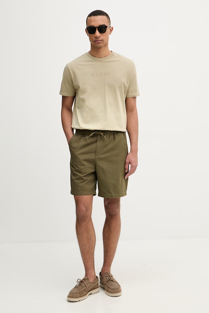 Guess tričko pánske bavlnené PIMA M6GI29.K3258 zelená SS26