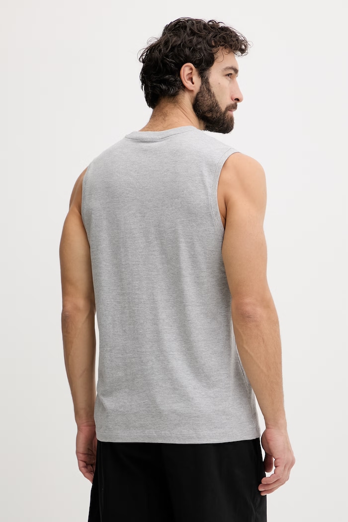 Oblečenie The North Face pánsky top s bavlnou Essential Simple Dome NF0A8FD4CQO1 sivá