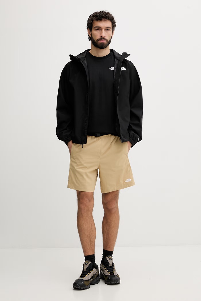 The North Face maiou pentru bărbați, cu amestec de bumbac Essential Simple Dome NF0A8FD4JK31 negru SS26