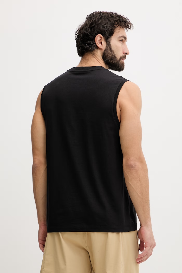Îmbrăcăminte The North Face maiou pentru bărbați, cu amestec de bumbac Essential Simple Dome NF0A8FD4JK31 negru