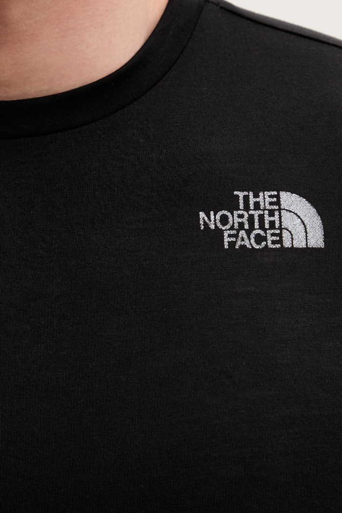 The North Face t-shirt Ανδρικό BITMAP NF0A8FTVJK31 μαύρο