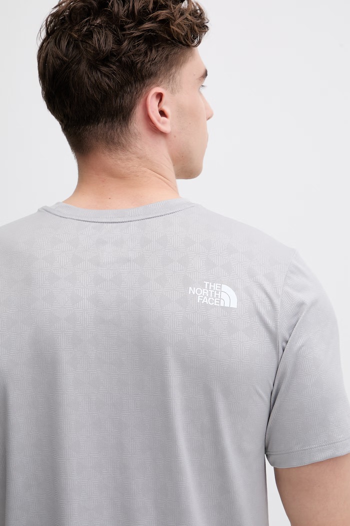 The North Face t-shirt γυμναστικής ανδρικό PENTADOME EMBOSSED NF0A8G87A911 γκρί