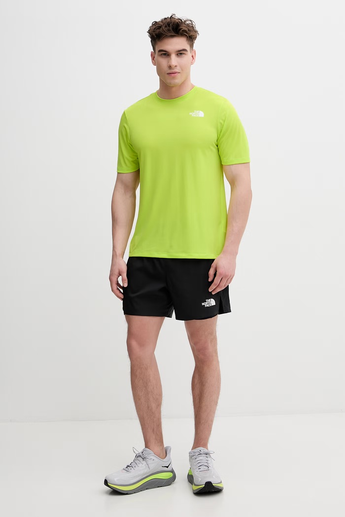 The North Face tricou de antrenament pentru bărbați 24/7 NF0A894BRIQ1 verde SS26